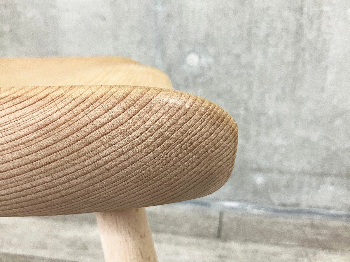 B)WERNER/ワーナー □シューメーカー スツール NO.49□ビーチ材