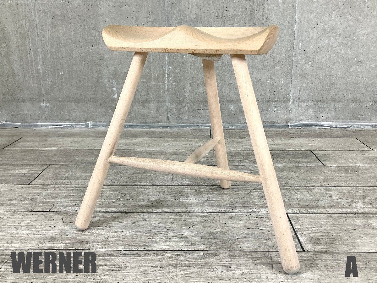 WERNER | SHOEMAKER スツール 49cm ソープフィニッシュ WERNER | SHOEMAKER スツール 49cm ソープフィニッシュ WERNER
