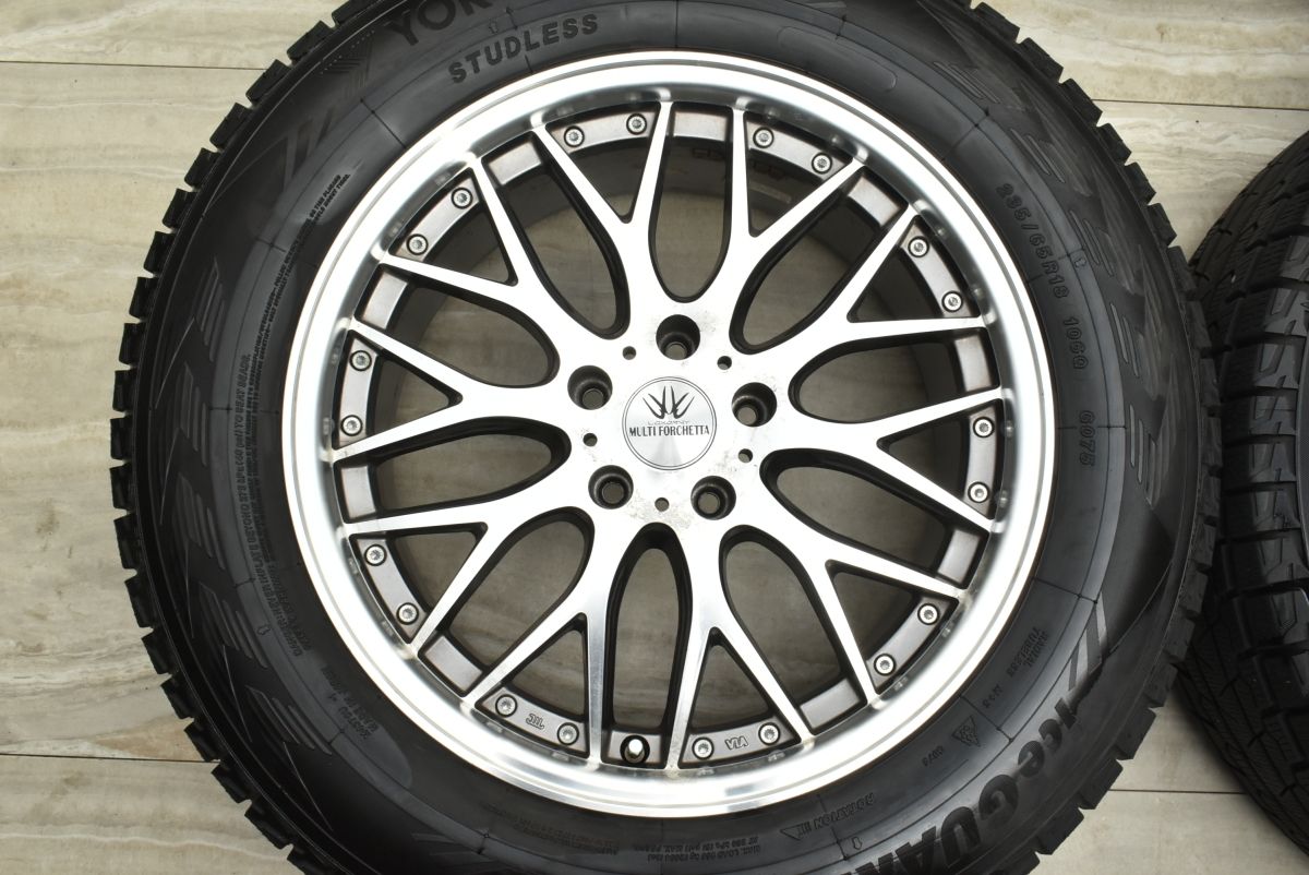 バリ溝 ロクサーニ マルチフォルケッタ 18 in 8 J 38 PCD 114 3 アイスガードG 075 235 65 R レクサス RX 450 h 300 200 t ムラーノ