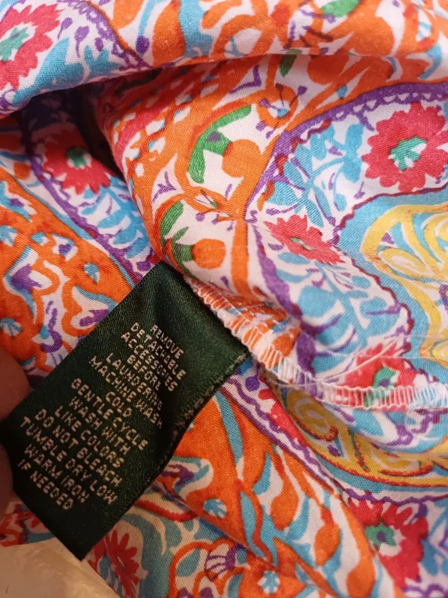  ポロ ラルフローレン ペイズリー ロング ワンピース 55 長袖 七分袖 その他