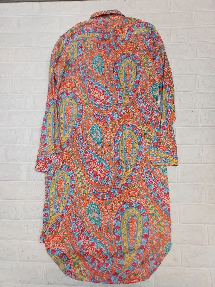 ポロ ラルフローレン ペイズリー ロング ワンピース 55