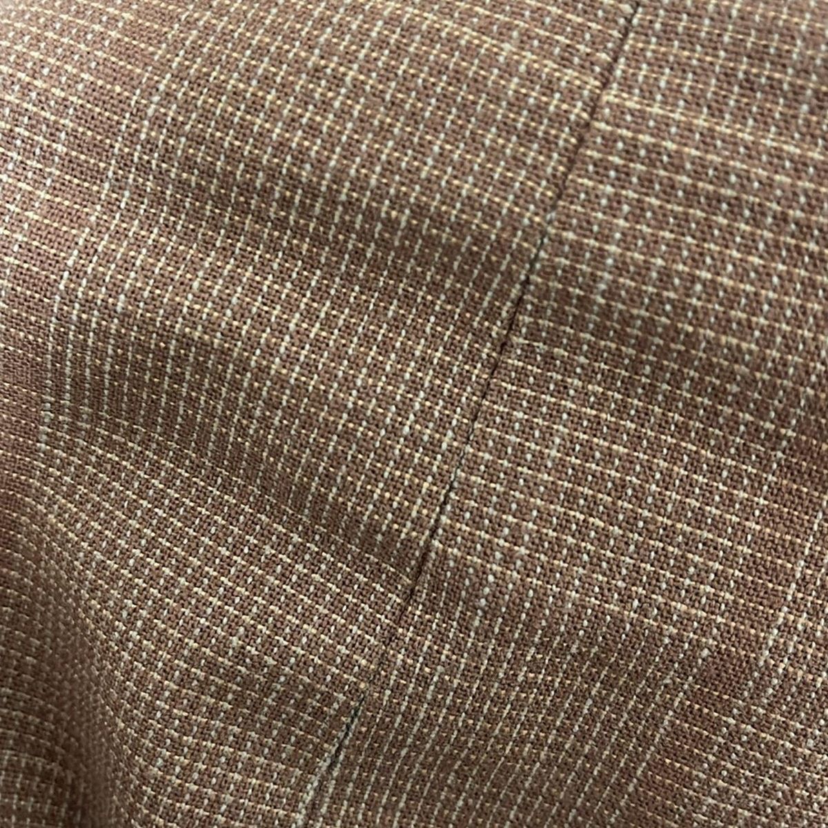 全国送料無料。 MARNI マルニ パンツ サイズ40 M レディース - ブラウン×ライトブラウン×グレー クロップド 半端丈 チェック柄 ボタンフライ