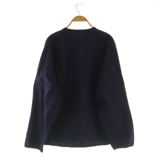 ダントン DANTON BEAMS別注 MICRO TAFTA COVERALLS カバーオール ジャケット スナップボタン 40 ネイビー MY OS