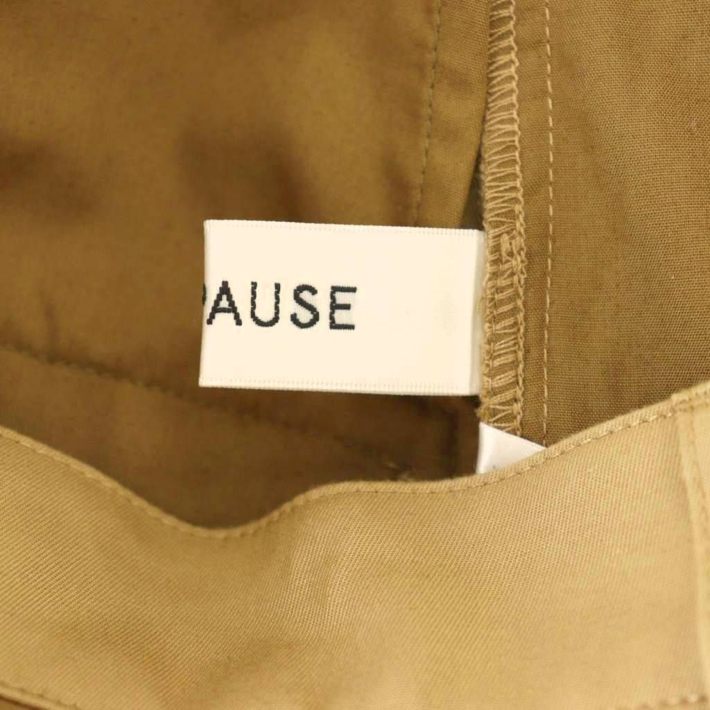  ザポーズ THE PAUSE 25 SS ロールアップチノパンツ タックパンツ 38 ベージュ DF OS チノパン パンツ