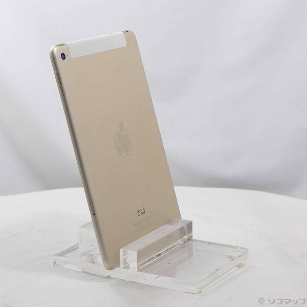 iPad 128GB mini4 ゴールド mini 0 〔中古〕iPad APPLE Wi-Fi+Cellular Wi-