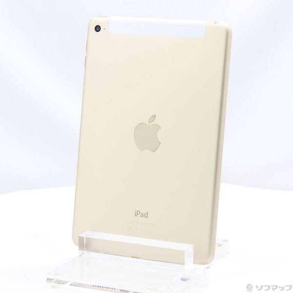 〔 品〕 iPad mini 4 128GB ゴールド MK782J A SoftBankロック解除SIMフリー 344