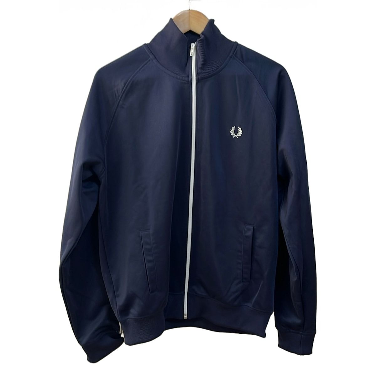 FRED PERRY(フレッドペリー) ジャージ サイズL メンズ - ネイビー×白