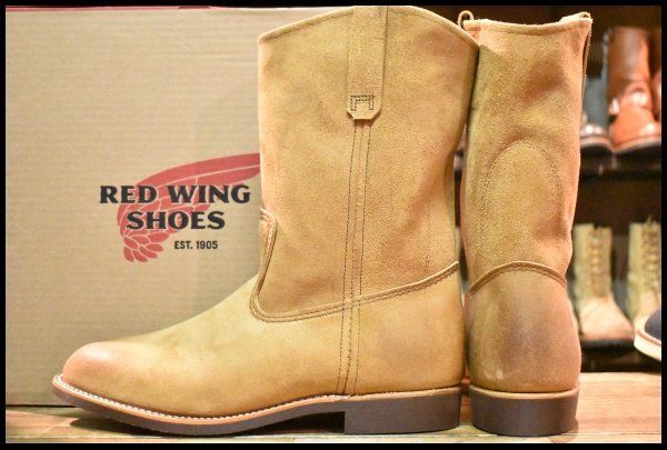  10 5 E 25年 レッドウィング 8060 スエード ペコス ホーソーン ミュールスキナー 8156 ブーツ redwing pecos FJ 409 ワークブーツ ブーツ 革靴