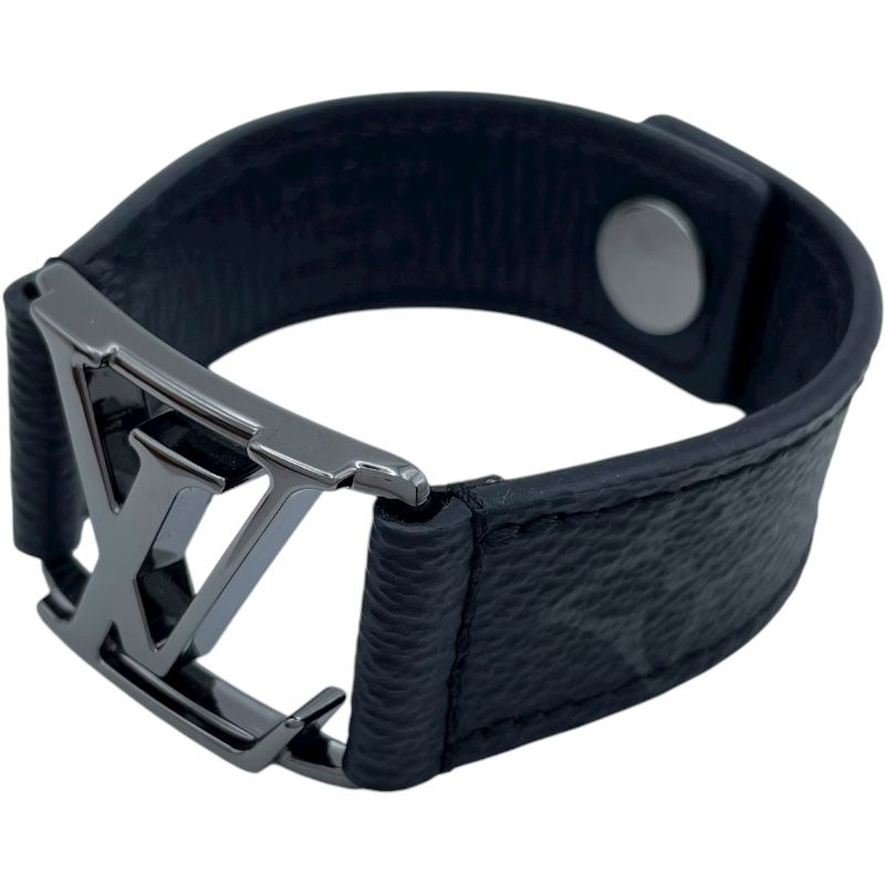 ルイ ヴィトン LOUIS VUITTON ブラスレ ホッケンハイム M6295 ブラック モノグラムアップリケ モノグラム エクリプス キャンバス メンズ ブレスレット