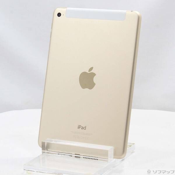 〔 品〕 iPad mini 4 128GB ゴールド MK782J A docomoロック解除SIMフリー 262