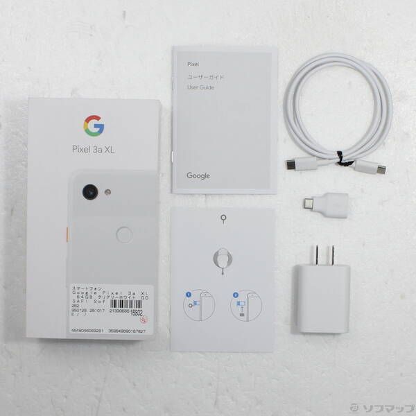 中古品〕 Google Pixel 3a XL 64GB クリアリーホワイト GOSAF1