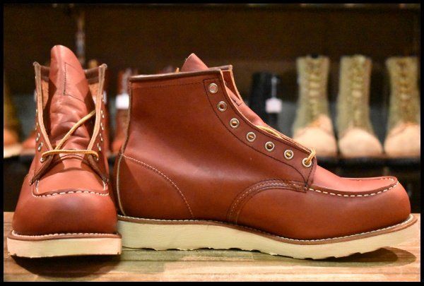 9.5E 14年 レッドウィング 8875 アイリッシュセッター 赤茶 オロラセット モック レースアップ ブーツ redwing HOPESMORE FJ412