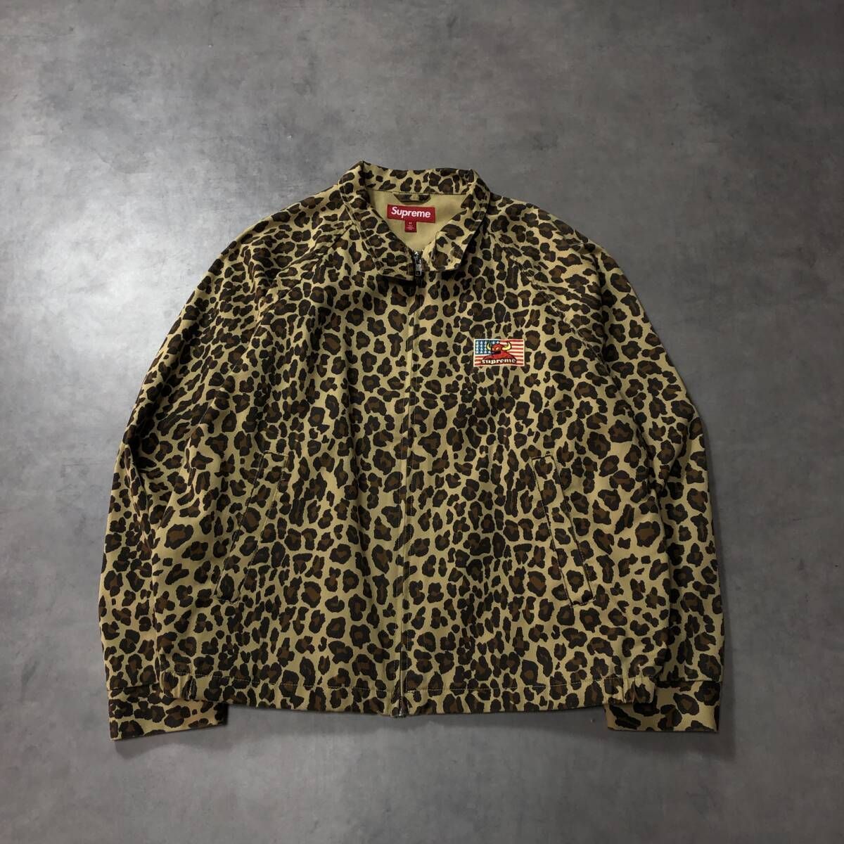 GQ4044 Supreme Toy Machine Harrington Jacket S レオパード柄 シュプリーム トイマシーン ハリントンジャケット