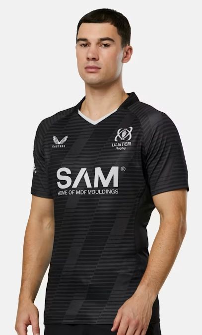 カストレ ラグビー アルスター 2025 アウェイ プロ ジャージ 黒 ブラック 公式モデル 日本未発売