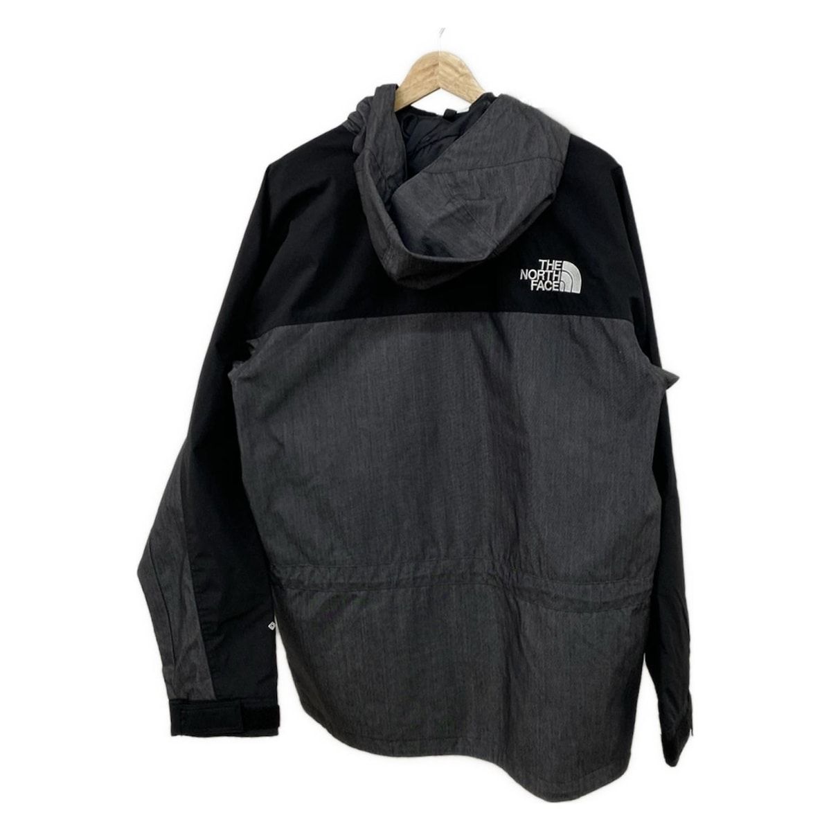 THE NORTH FACE ノースフェイス ブルゾン サイズXL メンズ マウンテンライトデニムジャケット NP12032 グレー×黒