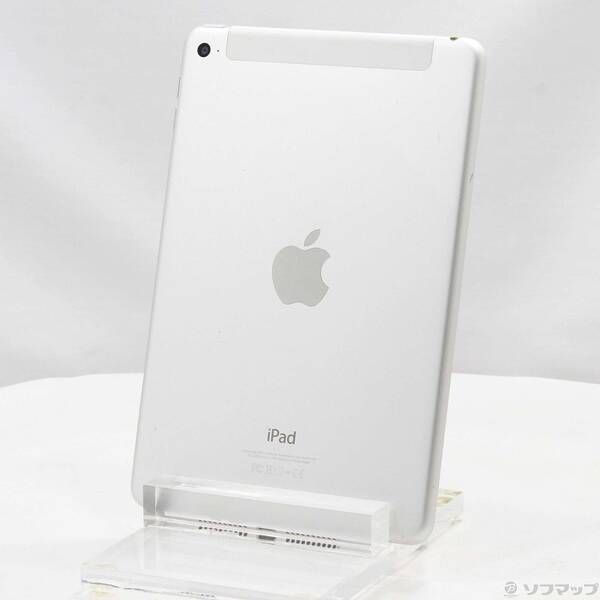 〔 品〕 iPad mini 4 128GB シルバー MK772J A docomoロック解除SIMフリー 258