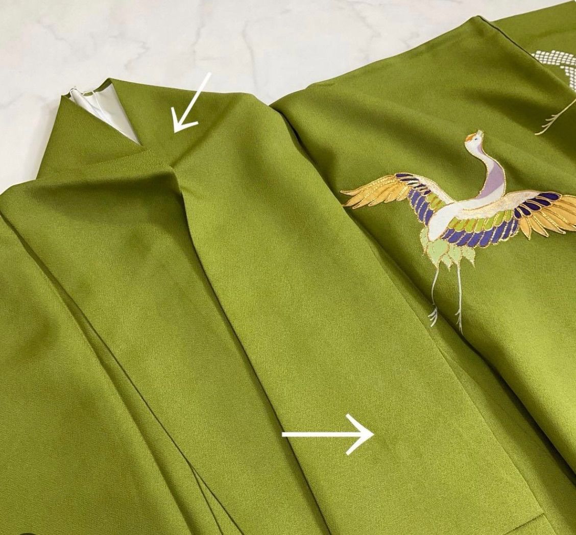 裄65.5肩丈163 小紋普段着名古屋帯洒落袋帯半幅帯