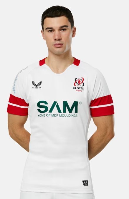 カストレ ラグビー アルスター 2025 2026 ホーム プロ ジャージ 白 ホワイト 公式モデル 日本未発売