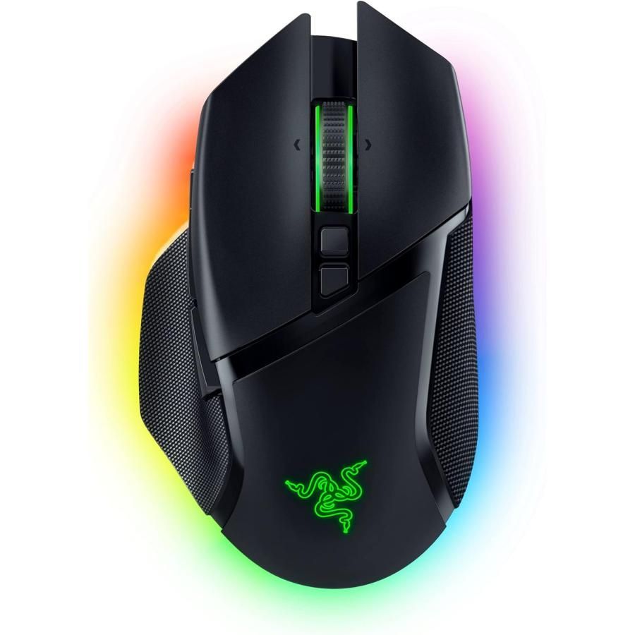 Razer レイザー Basilisk V3 Pro Bluetooth 5.0 2.4GHz ワイヤレス ブラック 光学式 ゲーミングマウス RZ01-04620100-R3A1
