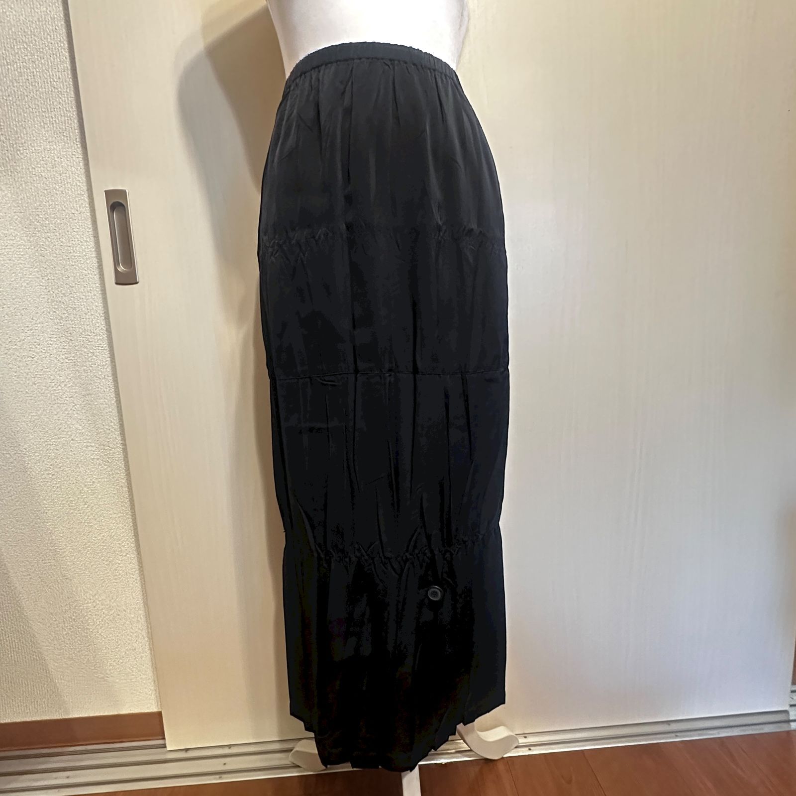 ISSEY MIYAKE プリーツスカート 黒 サイズM HR0344