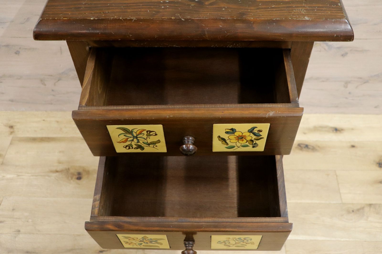 GMIH18○バレンシア家具 スペイン製 タイルチェスト 4段チェスト