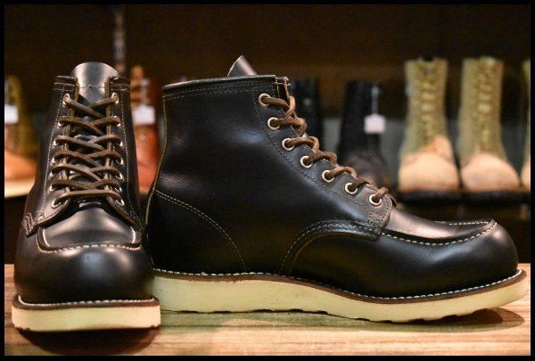 8E 13年 レッドウィング 9874 アイリッシュセッター ブラック クローンダイク モック 編み上げ ブーツ redwing HOPESMORE FJ414