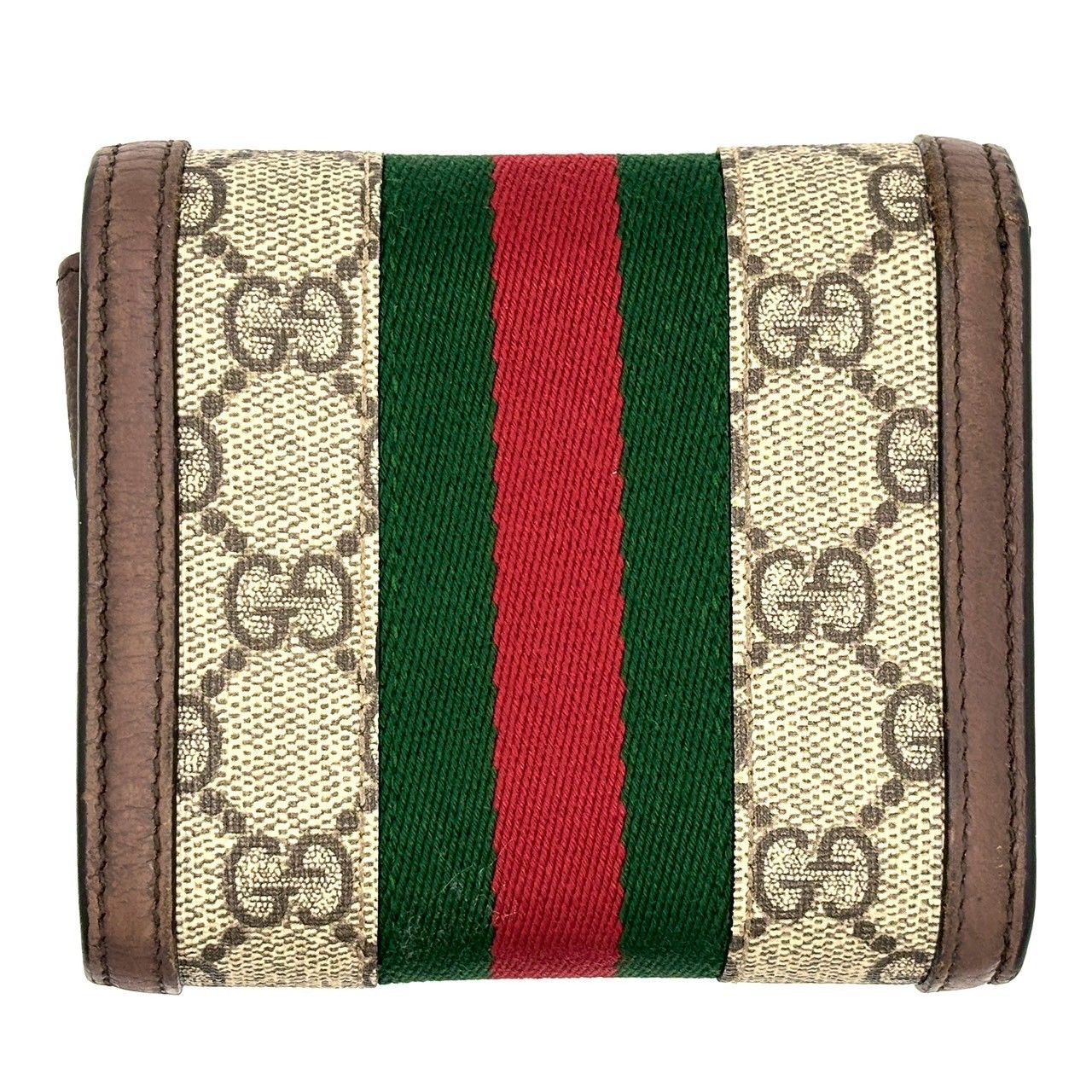 GUCCI オフディア シェリーライン GGスプリーム 折財布 茶 品格を映すクラシック】 GUCCI グッチ 二つ折り財布 オフィディア GG