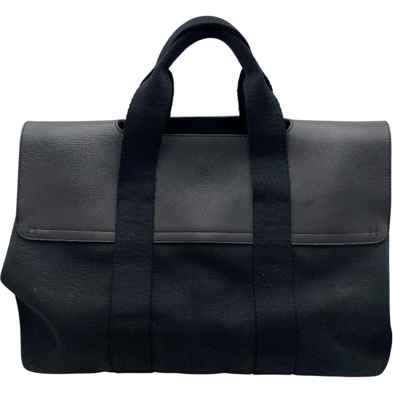 エルメス HERMES ヴァルパライソGM ブラック SV金具 トワル レディース ボストンバッグ