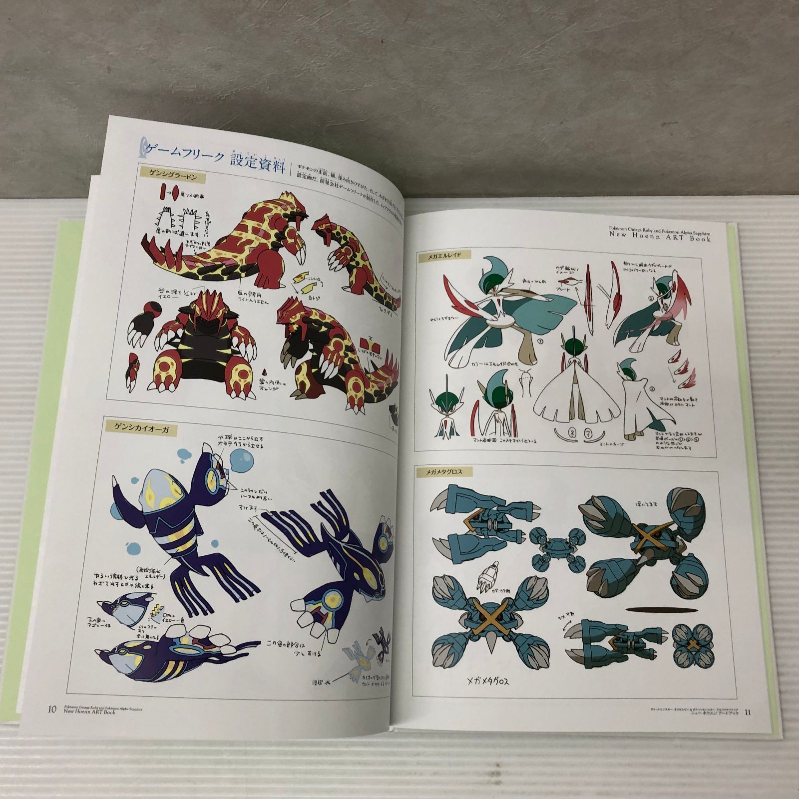 オメガルビー アルファサファイア・ ポケモンソードシールド　アートブック オメガルビー アルファサファイア・ ポケモンソードシールド アート