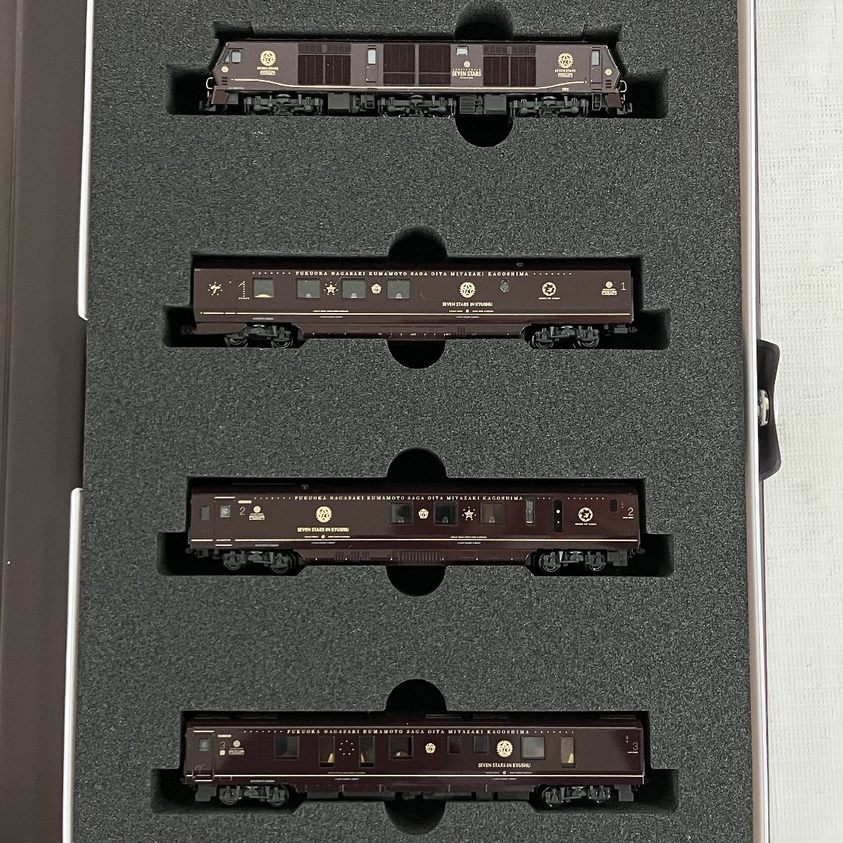 KATO 10-1519 クルーズトレイン ななつ星 in 九州 8両セット 鉄道模型 カトー Nゲージ 良好