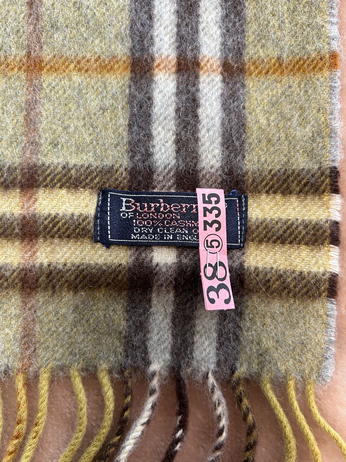 バーバリー カシミヤカシミア100％マフラーストールショールスカーフgreenグリーン緑色系ノバチェックイングランド製イギリス製英国製レディース女性用婦人womenメンズmen男性用紳士