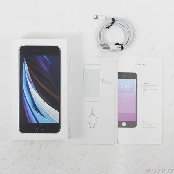 中古 iPhone SE 第2世代 64GB SIMフリー MX9T2J/A 中古品〕 iPhone SE 第2世代 64GB ホワイト MX9T2J／A SIMフリー【349