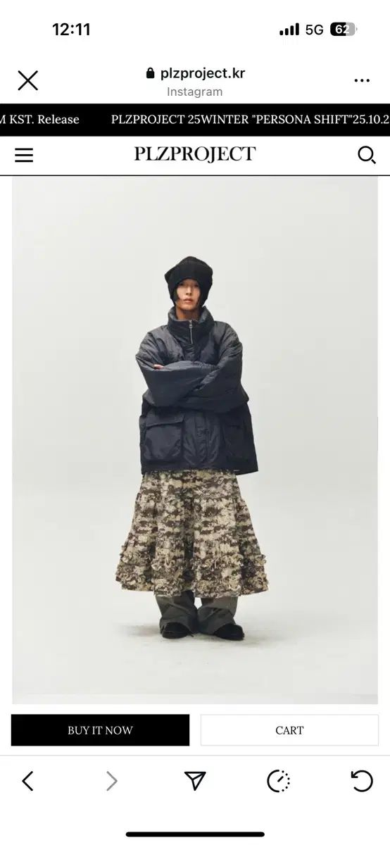 PLZPROJECT POCKET FIELD PARKA DARK GRAY