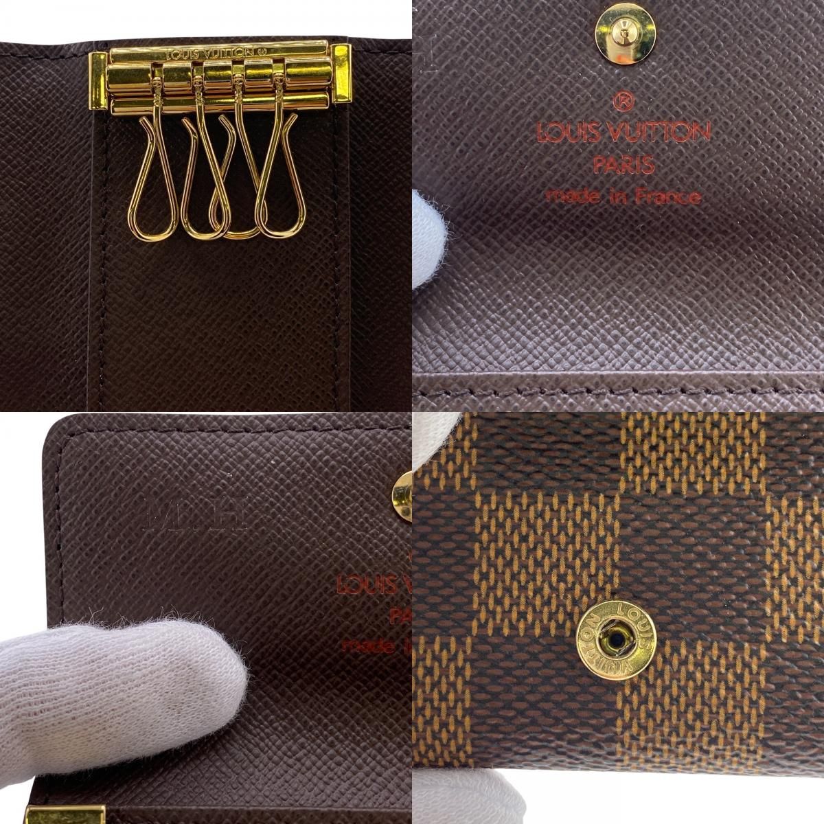  LOUIS VUITTONルイヴィトン ルイヴィトン N 62631 ミュルティクレ4 4連 ダミエ キーケース ブランド ブラウン ユニセックス その他 小物