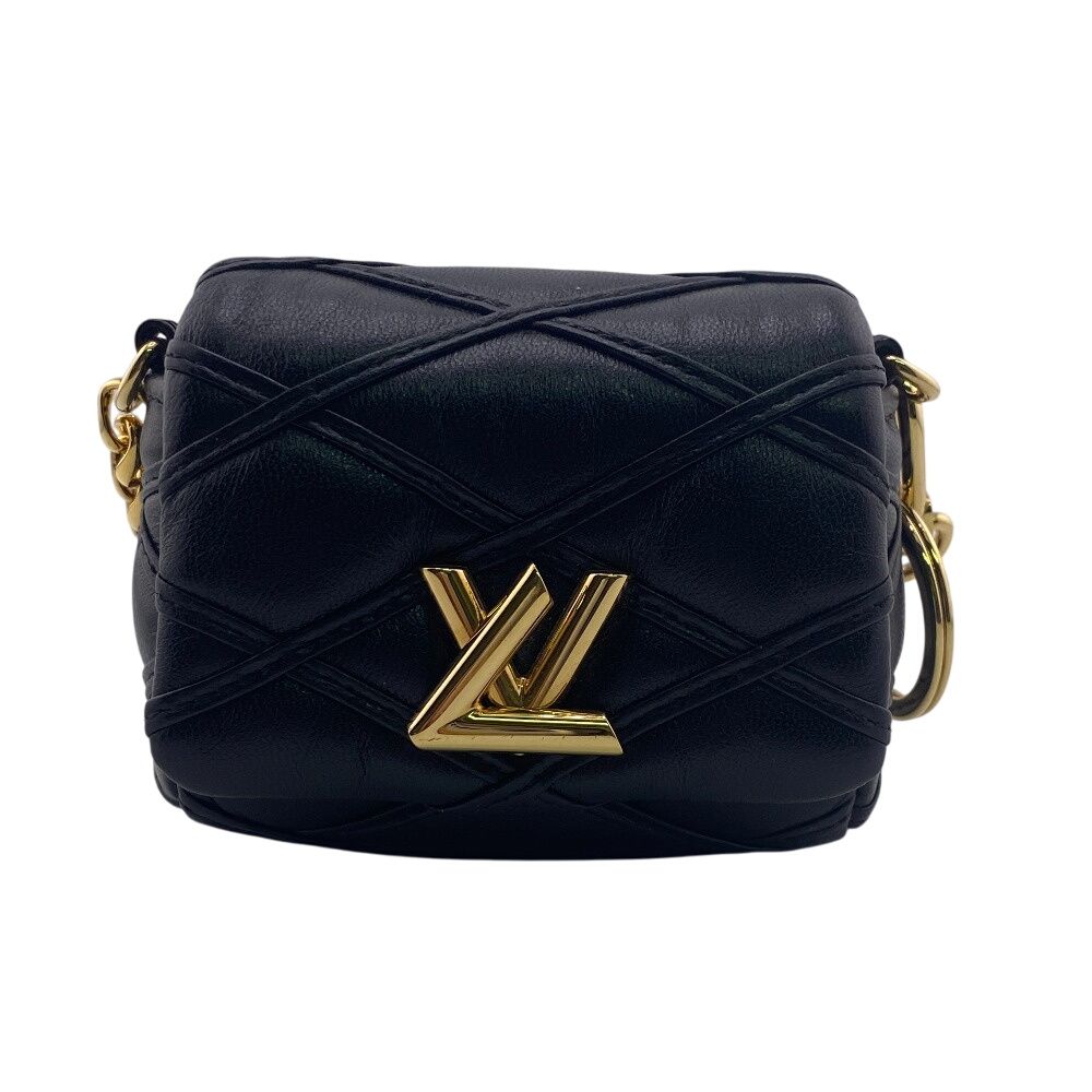 LOUIS VUITTON ルイヴィトン M 01648 マイクロ GO-14 チャーム ブラック レディース