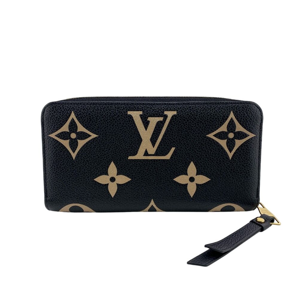 LOUIS VUITTON ルイヴィトン M 80481 ジッピーウォレット 長財布 ブラック レディース