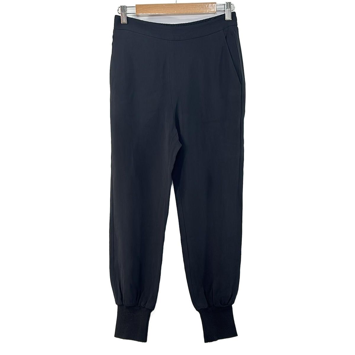 stellamccartney ステラマッカートニー パンツ サイズ38 L レディース - 黒 フルレングス ウエストゴム