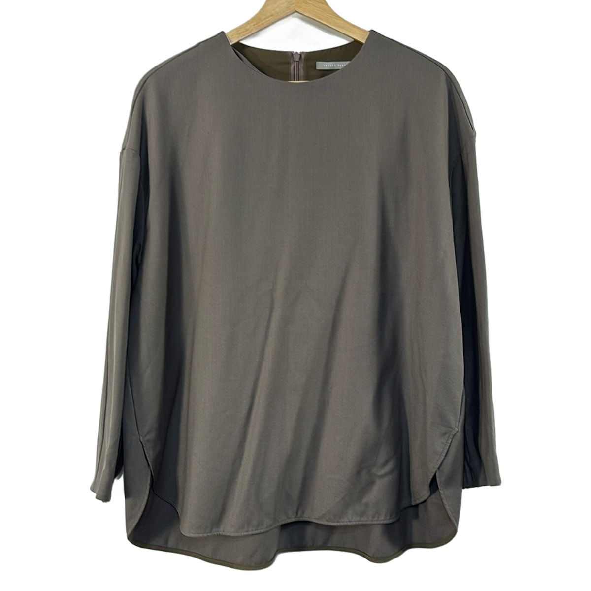 theory luxe セオリーリュクス 長袖カットソー サイズ40 M レディース - ダークグレー クルーネック