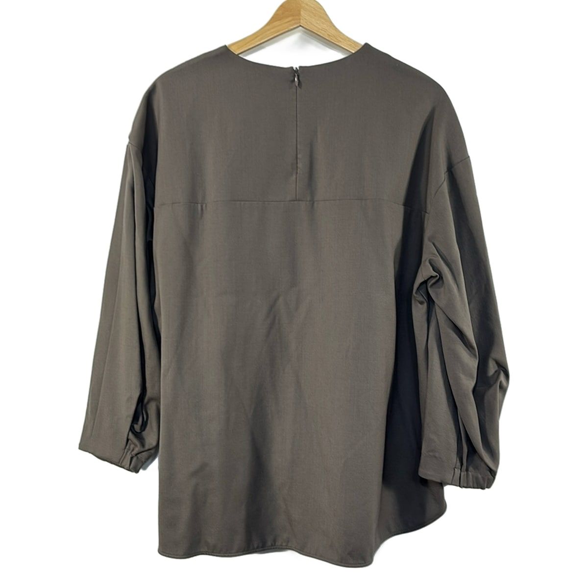 theory luxe セオリーリュクス 長袖カットソー サイズ40 M レディース - ダークグレー クルーネック