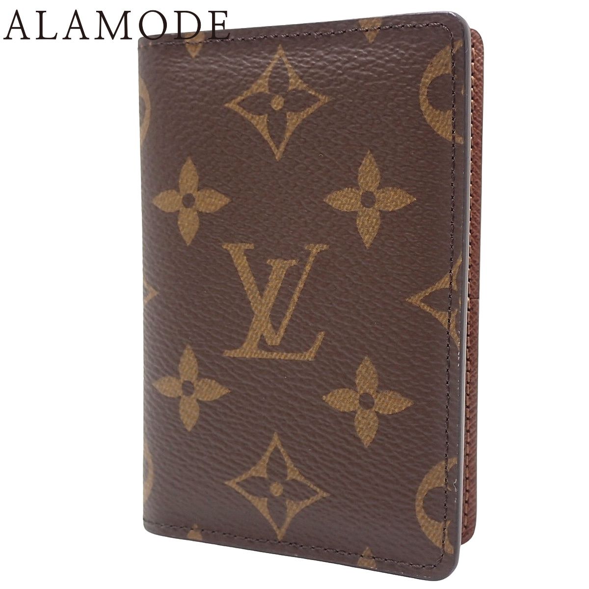 LOUIS VUITTON ルイ ヴィトン モノグラム オーガナイザー・ドゥ ポッシュ カードケース パスケース カードホルダー 名刺入れ パスケース 定期入れ モノグラムキャンバス ブラウン茶 M60502 レディース 40802163522 アラモード