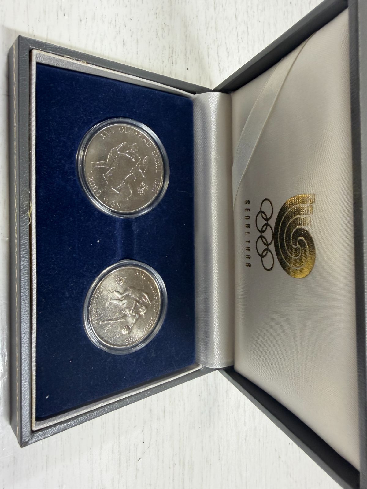 1988年 ソウルオリンピック 記念硬貨2枚セット - メルカリ