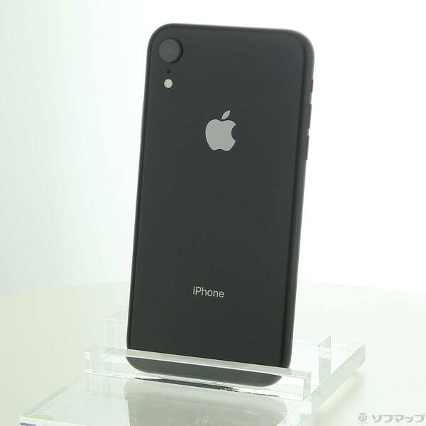 iPhoneXR ブラック 本体 ムスビー｜【SIMフリー】iPhoneXR 128GB ブラック 電池90％ 付属品完備