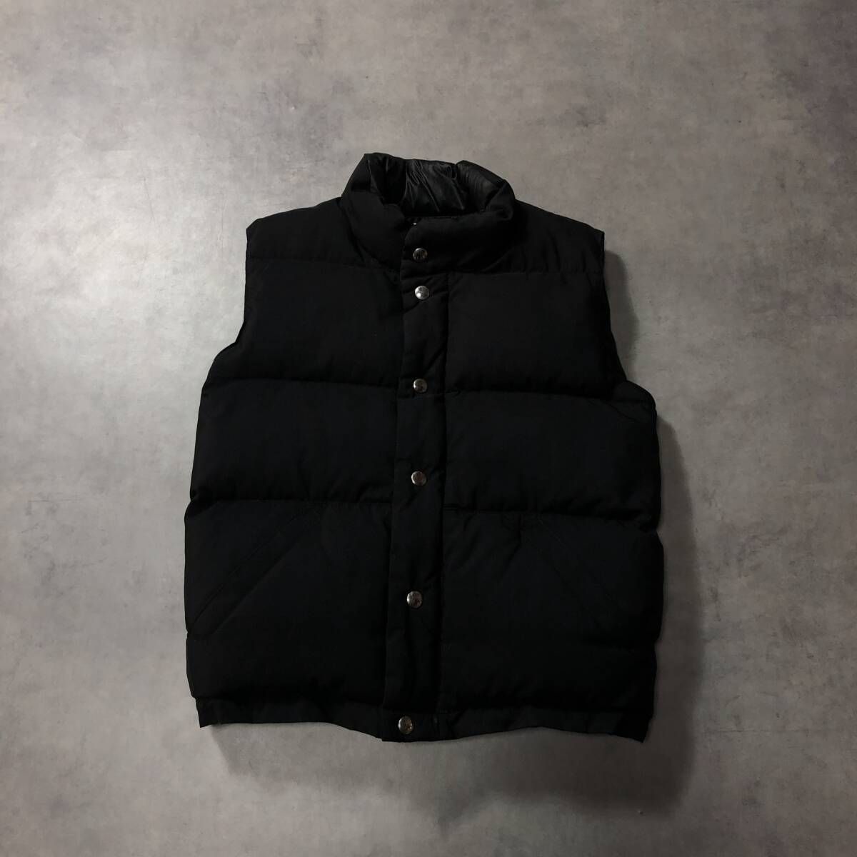 GQ4052 CRESCENT DOWN WORKS ダウンベスト XXS 黒 クレセントダウンワークス