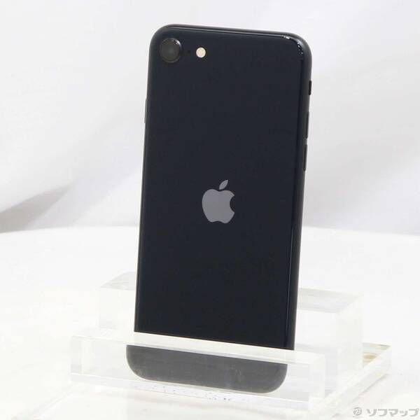 【美品】iPhone SE 第３世代 128GB 中古品〕 iPhone SE 第3世代 128GB ミッドナイト MMYF3J／A SIMフリー