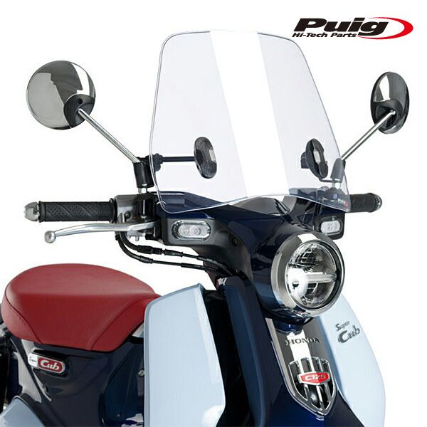 Puig 3490W TRAFIC [CLEAR] HONDA C125 スーパーカブ (19-25) 125I C125 E4 スーパーカブ (18-20) 125I C125 E5 スーパーカブ (21-23) プーチ スクリーン カウル 岡崎静夏のホンダ スーパーカブC125試乗インプレ【アイデンティティを守りつつ進化するというカッコよさ】│WEBヤングマシン｜新車バイクニュース