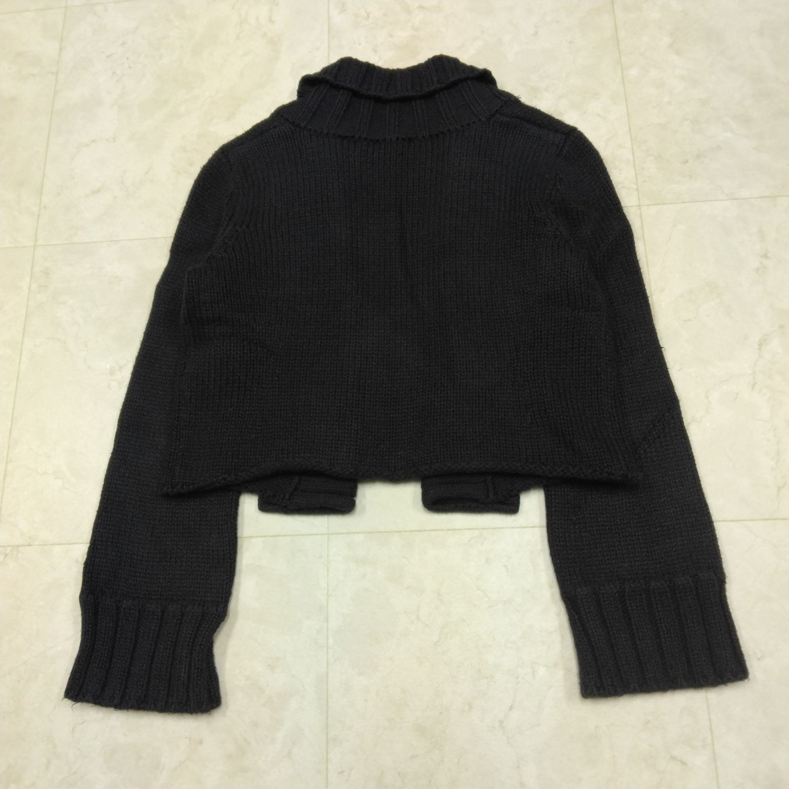 フォクシー　カーディガン　ボレロ　38 新品 FOXEY - FOXEY(フォクシー) ボレロ サイズ38 M レディース - 黒 ニット