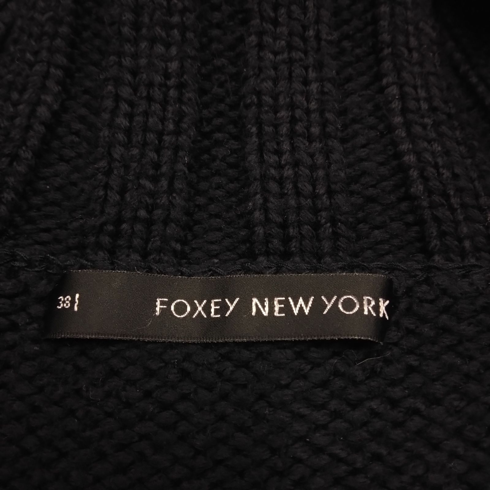 FOXEY フォクシー　現行品　カーディガン　ボレロ　38 FOXEY NEW YORK フォクシーニューヨーク ニットカーディガン ボレロ