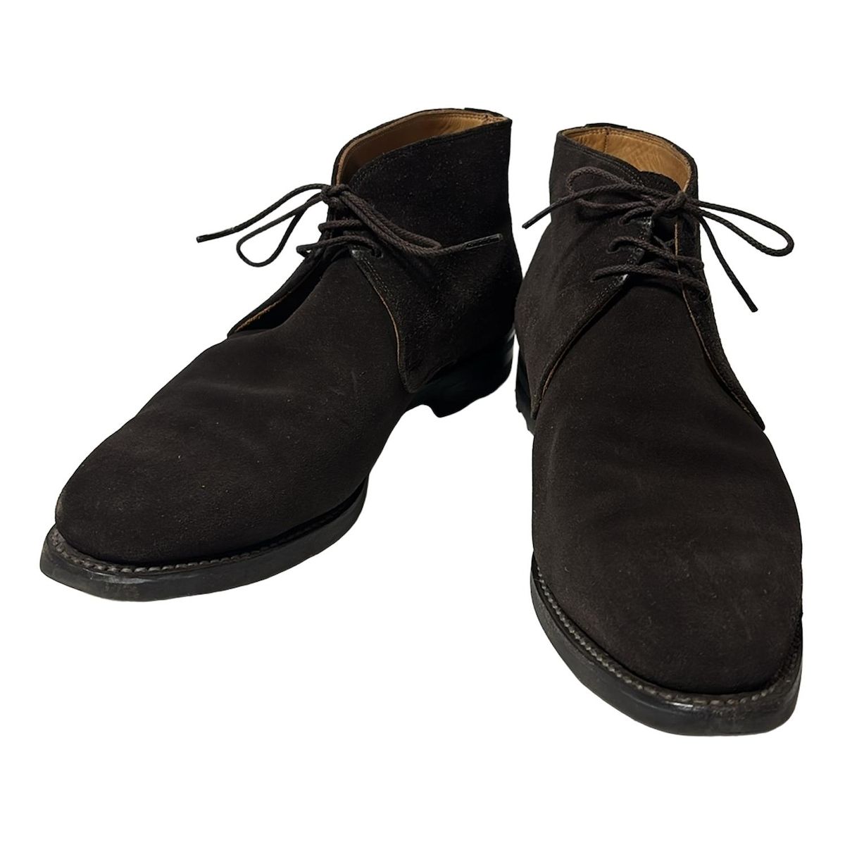 SCOTCH GRAIN スコッチグレイン ショートブーツ 25EEE メンズ - ダークブラウン