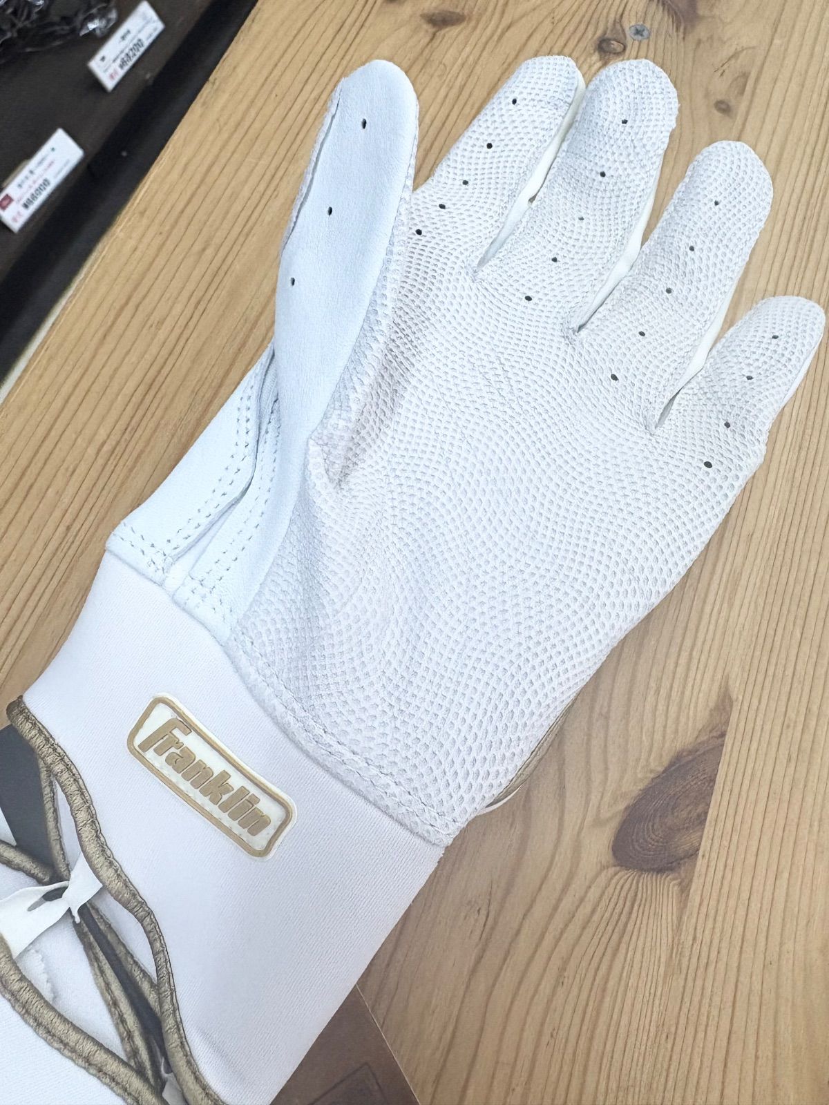  フランクリン バッティング手袋 CFX PRT 20681 WH GLD Mサイズ バッティング用手袋 手袋