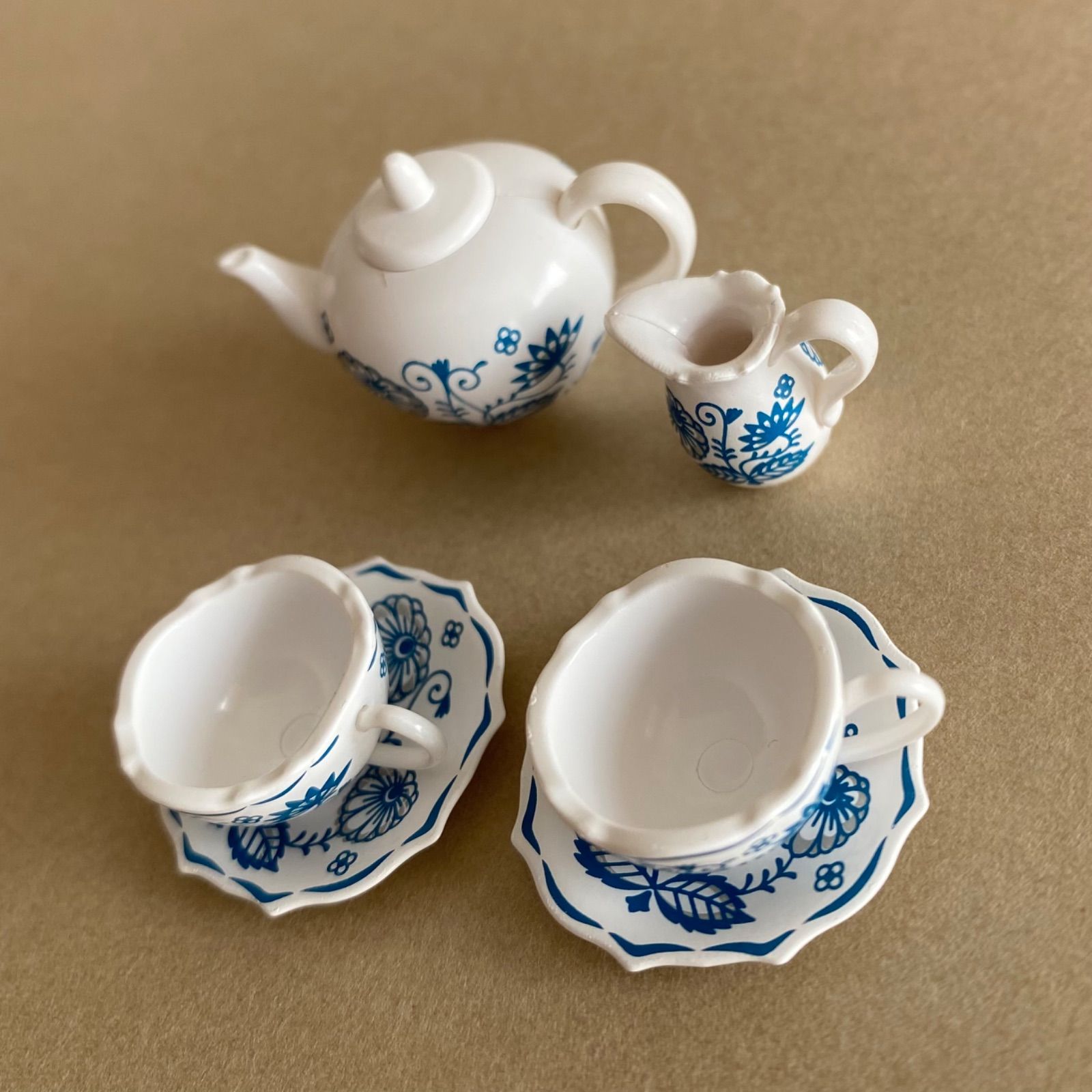 あこがれ食器コレクション ティーセット／中古／リーメント／RE-MENT